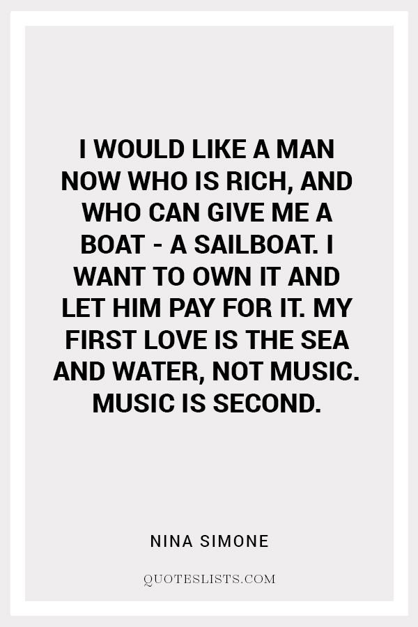 true love quote by Nina Simone